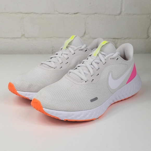 Nike Shoes - Nike Revolution 5 Platinum Tint / Pink Blast Pre-owned Women's Size 9